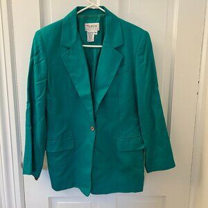 Vintage Talbots Teal Blazer 8P